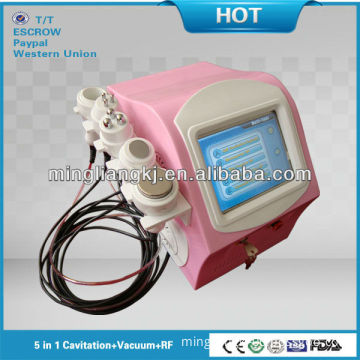 Professional 5 handles vacuum cavitation slimming beauty equipment